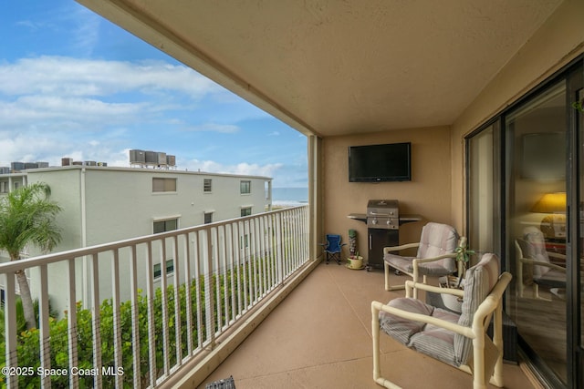 1525 S Atlantic Ave Unit 401, Cocoa Beach, FL 32931 - balcony with grilling area
