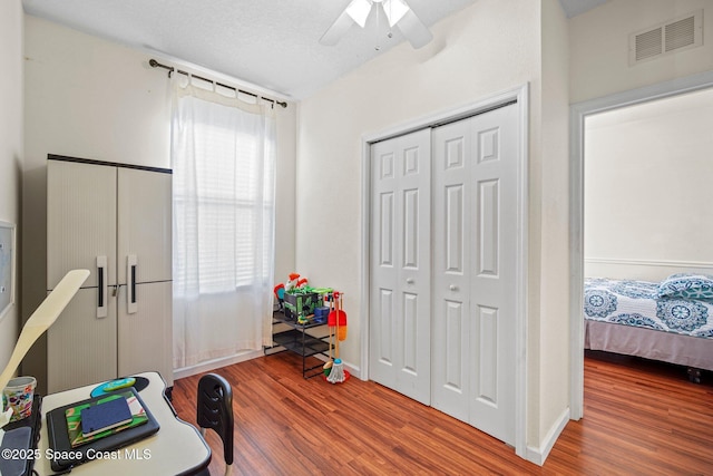 500 Loxley Ct, Titusville, FL 32780 - playroom with wood finished floors and ceiling fan