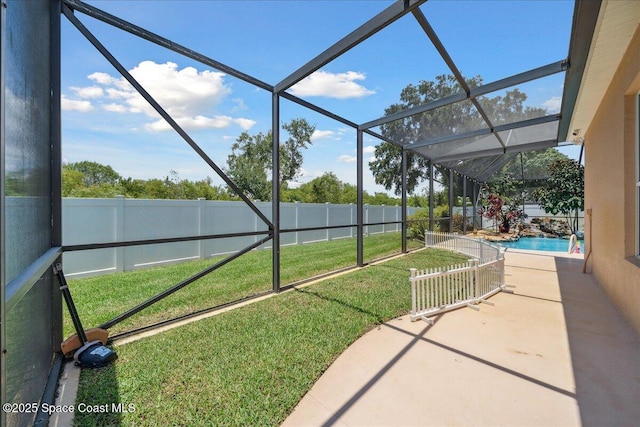 3616 Peninsula Cir, Melbourne, FL 32940 - view of unfurnished sunroom