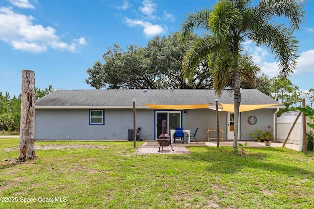 542 Troy Rd SW, Palm Bay, FL 32908 - back of house featuring a patio and stucco siding