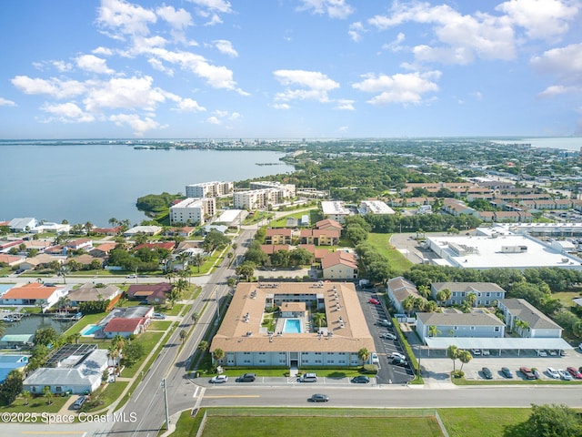 5600 N Banana River Blvd Unit 14, Cocoa Beach, FL 32931 - drone / aerial view of a large body of water