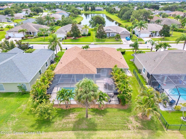 5337 Indigo Crossing Dr, Rockledge, FL 32955 - aerial view of residential area with a nearby body of water
