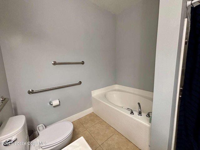 3725 Aria Dr, Melbourne, FL 32904 - full bath with a bath and tile patterned flooring