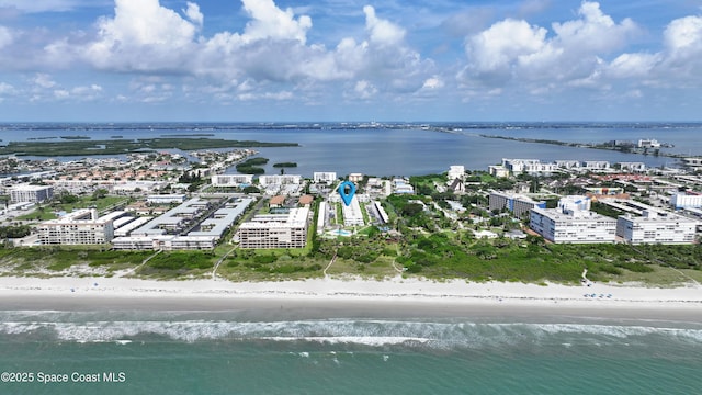 3190 N Atlantic Ave Unit 220, Cocoa Beach, FL 32931 - drone / aerial view of expansive beach