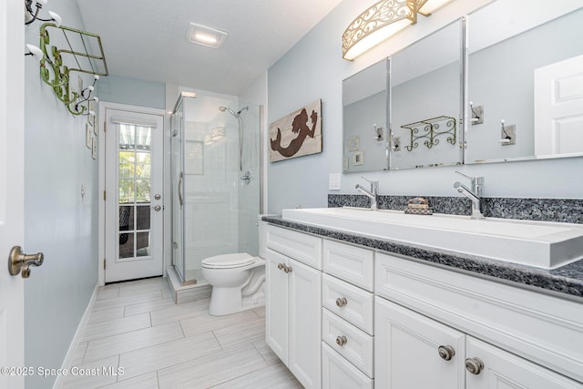1453 Goldrush Ave, Melbourne, FL 32940 - full bathroom with vanity and a shower stall