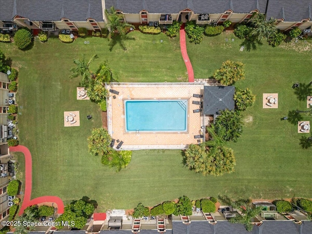 2190 Forest Knoll Dr NE Unit 90-104, Palm Bay, FL 32905 - aerial overview of property's location with a pool area