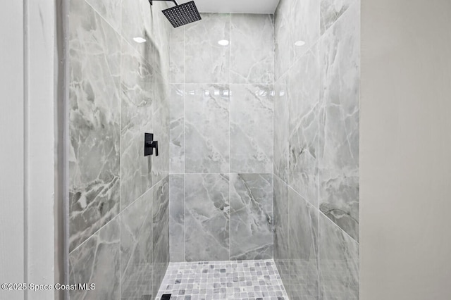 532 Buckingham Ave, Melbourne, FL 32935 - bathroom with a tile shower