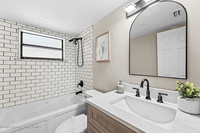 532 Buckingham Ave, Melbourne, FL 32935 - bathroom with vanity and shower / tub combination