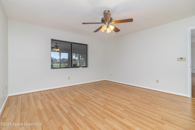 1570 Frontier Dr, Melbourne, FL 32940 - spare room with light wood-style floors and ceiling fan