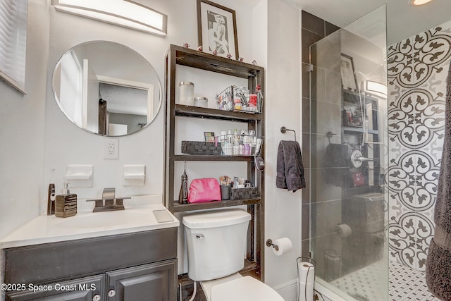 1032 Bernice Rd, Rockledge, FL 32955 - bathroom with vanity and a stall shower