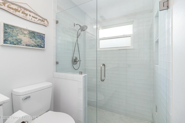 658 Hibiscus Dr, Satellite Beach, FL 32937 - full bathroom with toilet and a shower stall