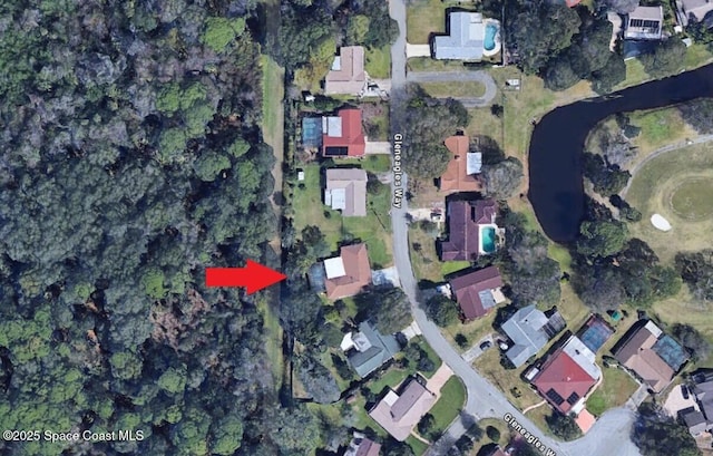 1368 Gleneagles Way, Rockledge, FL 32955 - aerial overview of property's location with nearby suburban area