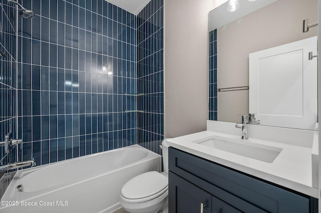 1107 Conquistador Dr, Rockledge, FL 32955 - bathroom featuring vanity and bathtub / shower combination