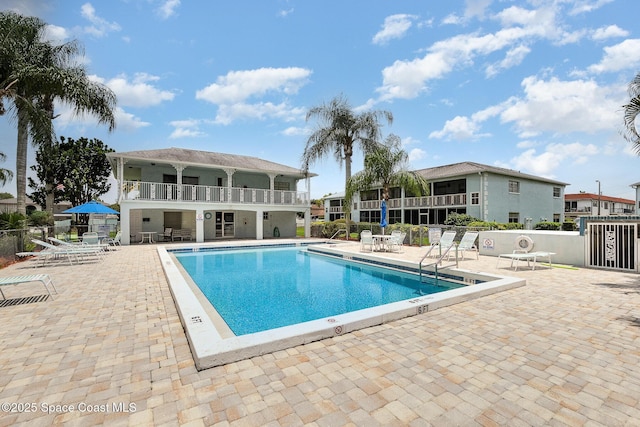 1005 Knox Mcrae Dr Unit B-210, Titusville, FL 32780 - community pool with a patio