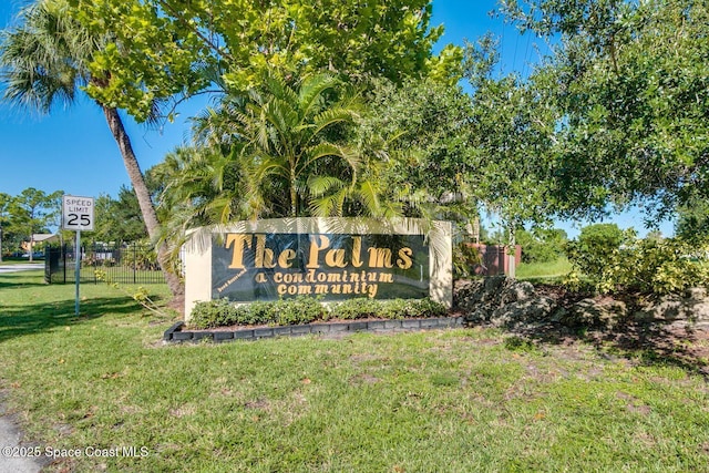 2101 Forest Knoll Dr NE Unit 01-101, Palm Bay, FL 32905 - community sign with a lawn
