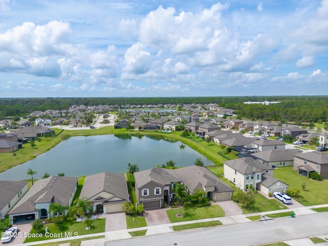 739 Fiddleleaf Cir, Melbourne, FL 32904 - aerial perspective of suburban area featuring a large body of water