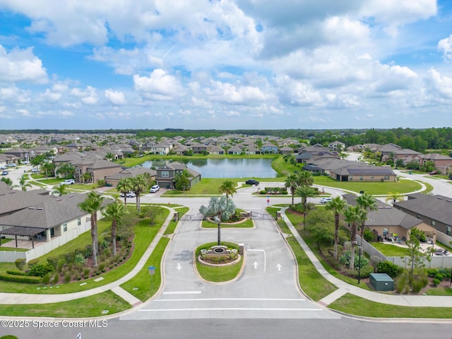 739 Fiddleleaf Cir, Melbourne, FL 32904 - aerial view of residential area with a nearby body of water