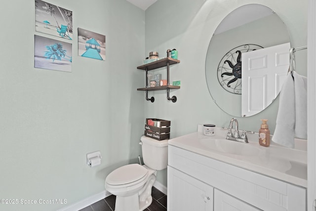 739 Fiddleleaf Cir, Melbourne, FL 32904 - half bath with vanity and toilet