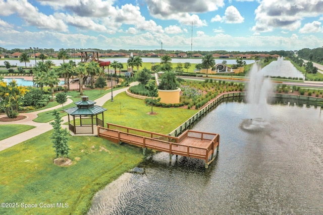 739 Fiddleleaf Cir, Melbourne, FL 32904 - bird's eye view of a nearby body of water
