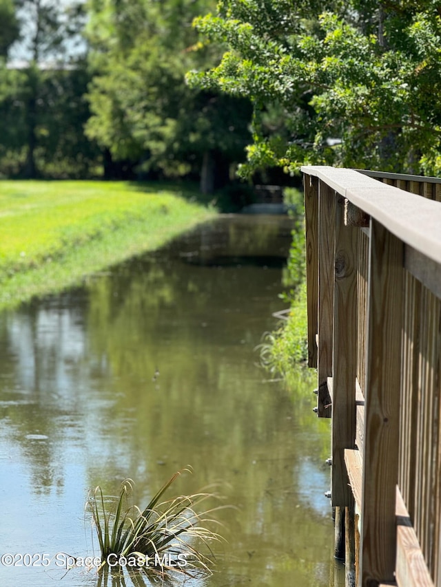 524 Mcguire Blvd, Indian Harbour Beach, FL 32937 - water view with a tree filled landscape
