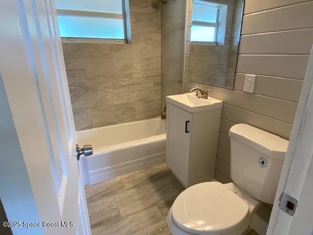 3037 Rowe St NE, Palm Bay, FL 32905 - bathroom with  shower combination and vanity