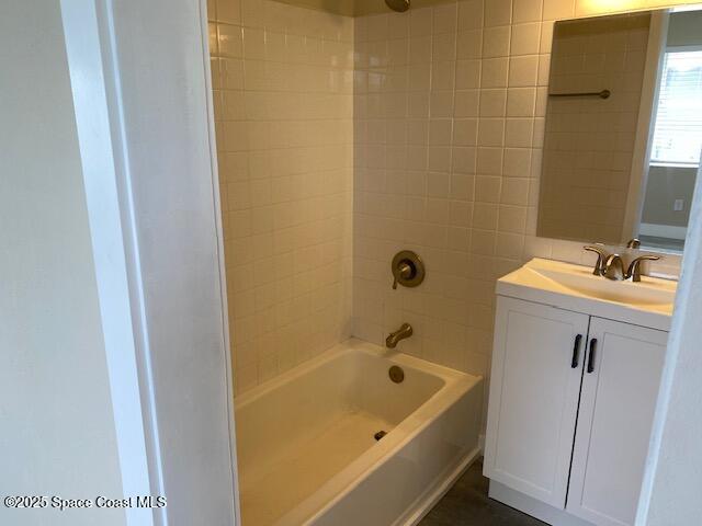 3037 Rowe St NE, Palm Bay, FL 32905 - bathroom with vanity and tub / shower combination