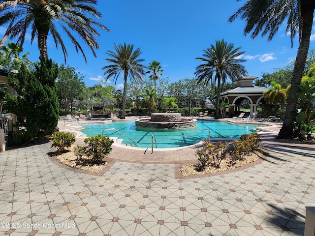 6470 Borasco Dr Unit 2102, Melbourne, FL 32940 - community pool featuring a gazebo