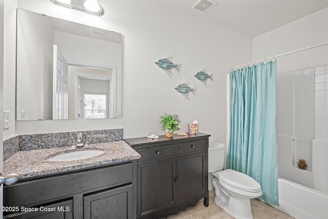 103 Amherst Ln, Sebastian, FL 32958 - full bath featuring vanity, shower / tub combo, and tile patterned floors