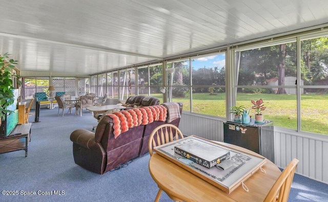 631 Dundee Cir, Melbourne, FL 32904 - sunroom / solarium featuring outdoor dining space