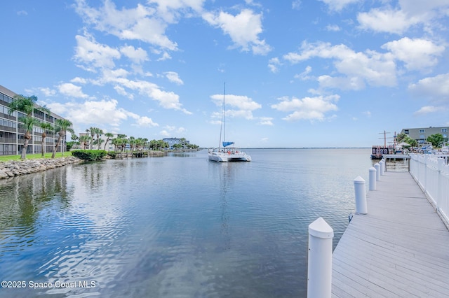 390 W Cocoa Beach Cswy Unit 11-2, Cocoa Beach, FL 32931 - dock with a water view