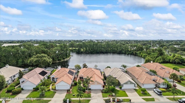 442 Carmel Dr, Melbourne, FL 32940 - aerial perspective of suburban area with a large body of water