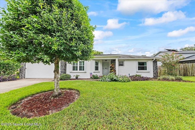 822 Berkshire Dr, Rockledge, FL 32955 - single story home featuring concrete driveway, stucco siding, and a garage