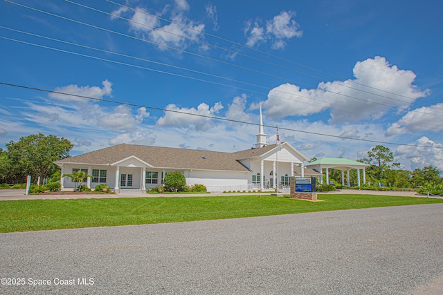 110 Windsong Way, Titusville, FL 32780 - view of front of property featuring a front yard