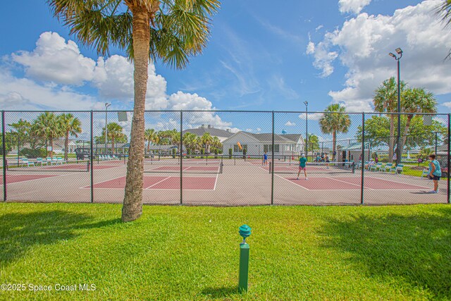 110 Windsong Way, Titusville, FL 32780 - view of tennis court