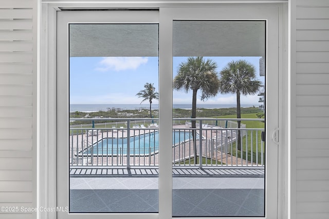 2101 S Atlantic Ave Unit 205, Cocoa Beach, FL 32931 - entryway featuring plenty of natural light