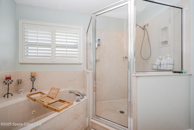 4333 Browning Ln, Rockledge, FL 32955 - full bath featuring a shower stall and a whirlpool tub