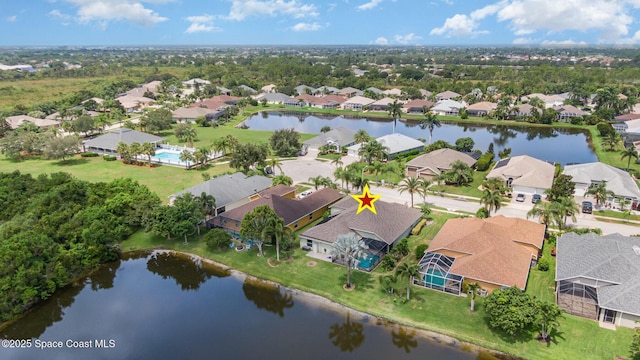 4333 Browning Ln, Rockledge, FL 32955 - aerial overview of property's location featuring nearby suburban area and a nearby body of water
