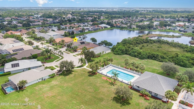 4333 Browning Ln, Rockledge, FL 32955 - aerial view of residential area with a large body of water