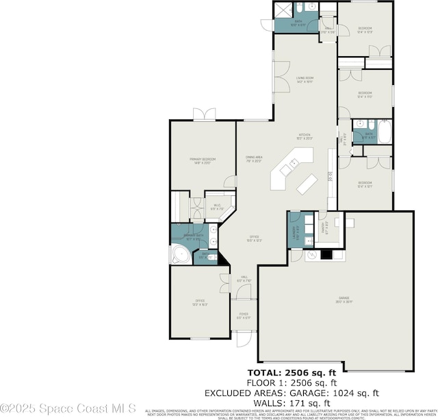 4333 Browning Ln, Rockledge, FL 32955 - view of room layout