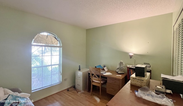 1469 California Dr, Melbourne, FL 32940 - office space featuring light wood-type flooring and a textured ceiling