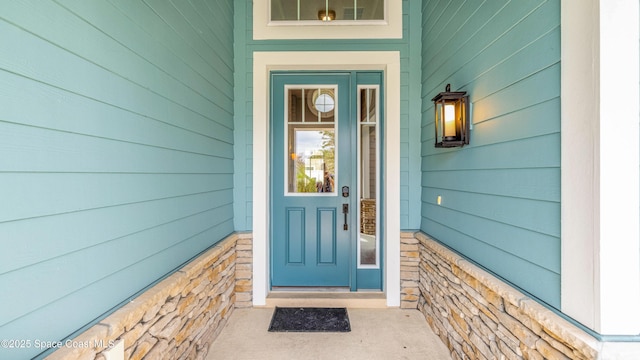 2683 Amati Dr, Kissimmee, FL 34741 - property entrance with stone siding