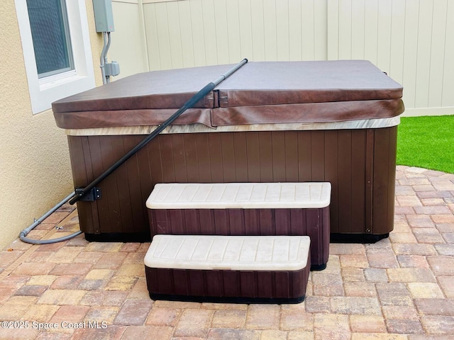 2683 Amati Dr, Kissimmee, FL 34741 - exterior view of a hot tub