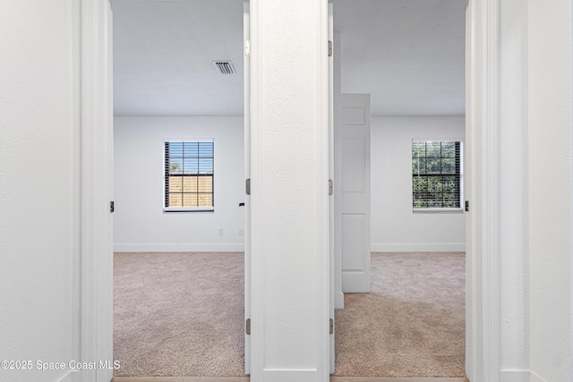 4890 Yew Ct, Titusville, FL 32796 - hall featuring carpet floors and baseboards