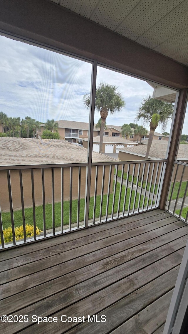 1820 Long Iron Dr Unit 525, Rockledge, FL 32955 - view of wooden terrace
