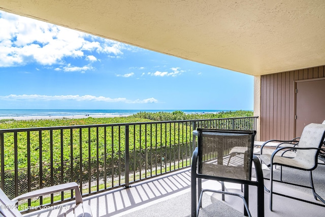 8496 Ridgewood Ave Unit 3205, Cape Canaveral, FL 32920 - balcony featuring a water view