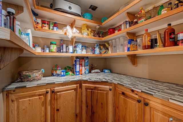 view of pantry