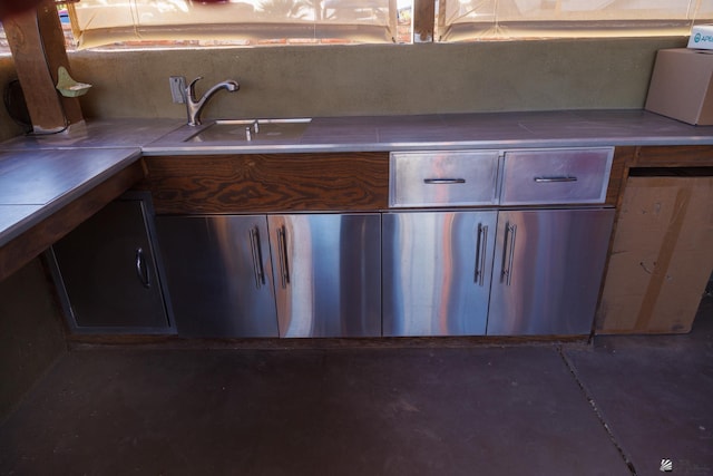 kitchen featuring sink