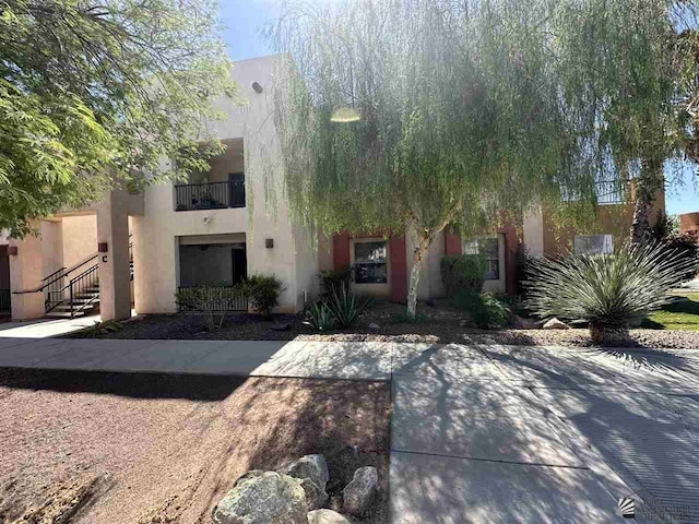 view of pueblo-style house