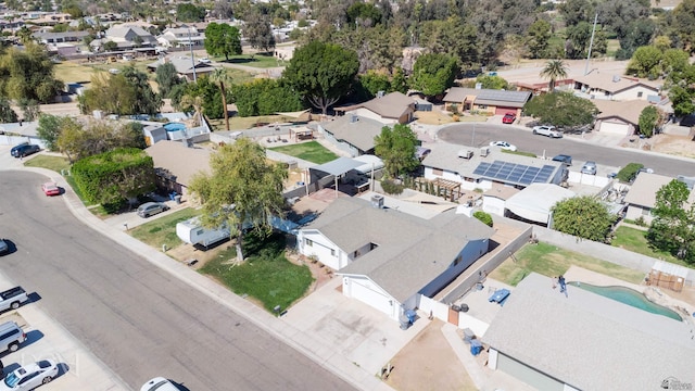 drone / aerial view featuring a residential view