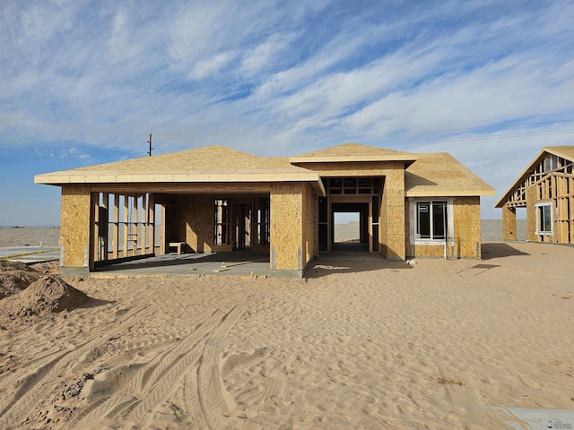 view of front of home